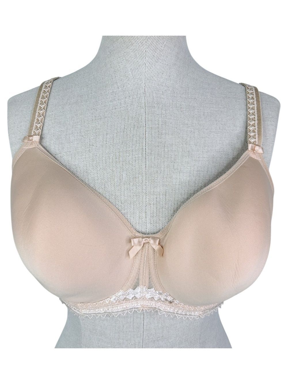 Fantasie Rebecca T-Shirt Bra sz 34G (US) / 34F (UK) * Nude Beige Tan Neutral